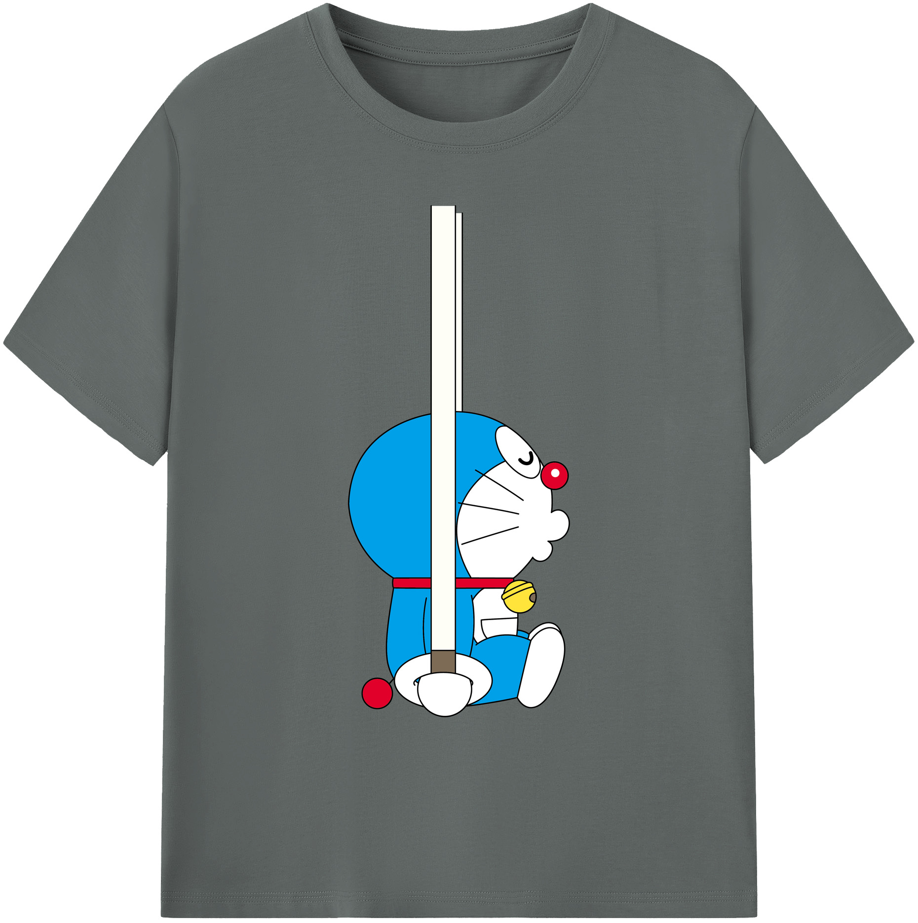 （画像用） ドラえもん Doraemon 綿100％ メンズ半袖Tシャツ｜肌触りやわらか＆通気性
